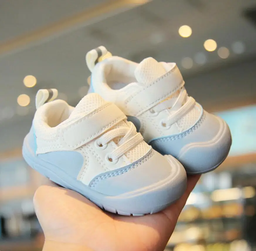 

2023 Baby Walking Shoes Boy and Girl Soft Soles Anti-skid Children's Casual Sneaker Shoes Mesh Breathable Baby Shoes