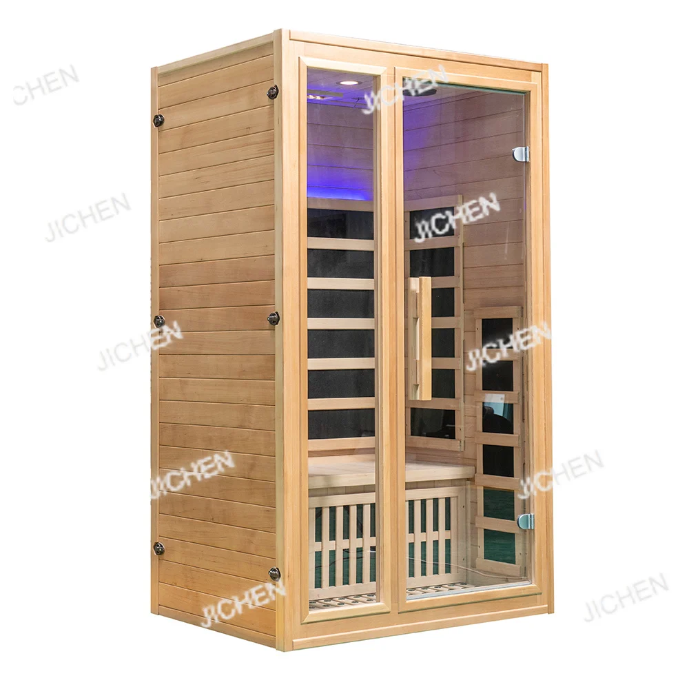 

Deposit Hemlock/Red Cedar Indoor Dry Steam Far Infrared Sauna for 2 people deposit