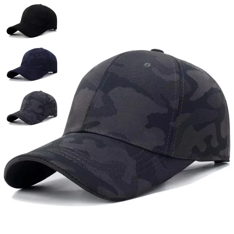 Unisex Camouflage Baseball Caps Spring Autumn Outdoor Sunscreen Hat Adjustable Casual Trucker Hats