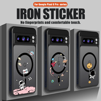 Astronauts TPU Magnetic Case For Google Pixel 9A 8A 8 Pro 9 Pro XL 7A Shockproof Silicone Hybrid PC Phone Cover For Pixel 7 Pro