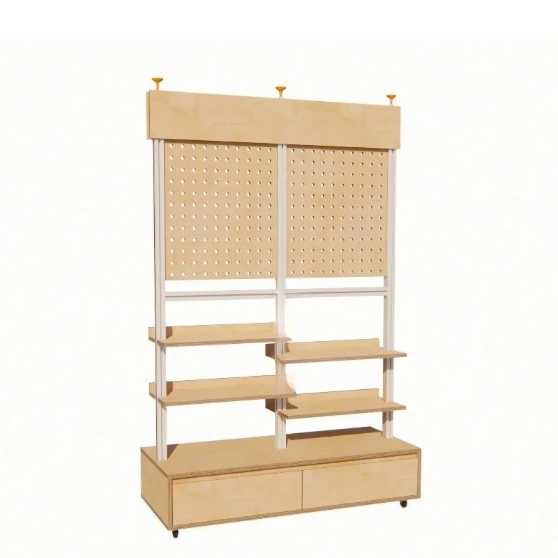 

Simple modern floor-to-ceiling panel display rack, mobile hanger, home bedroom walk-in closet