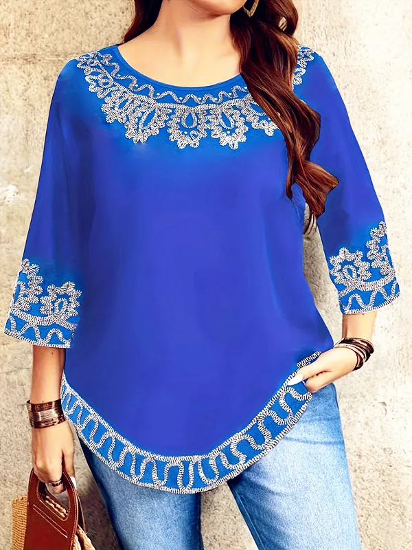 Women Summer Tops Big Large Tees Sexy Vintage Short Sleeve T Shirts Shirt Lace Loose Casual Boho Tees Plus Size Sizes