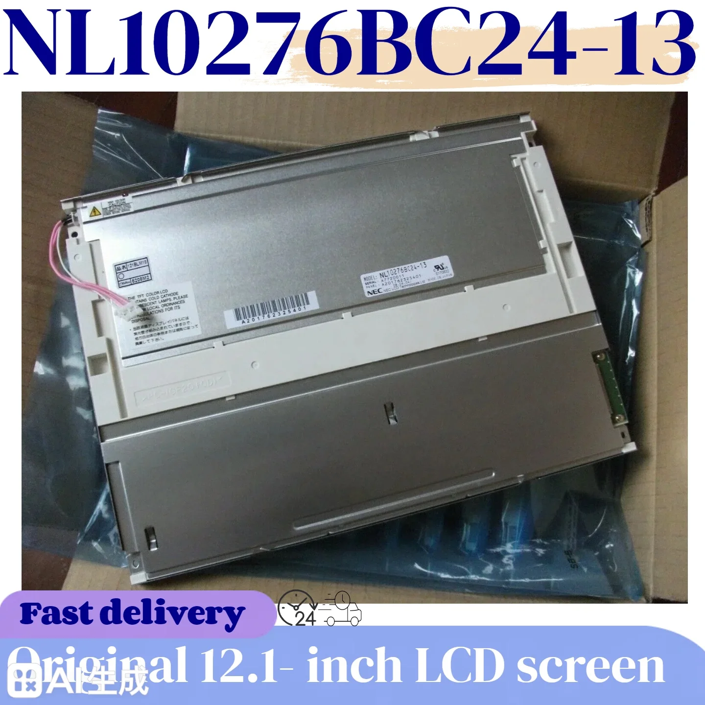 Module couleur TFT d'affichage de panneau LCD NL10276BC24-13 de 12.1 pouces