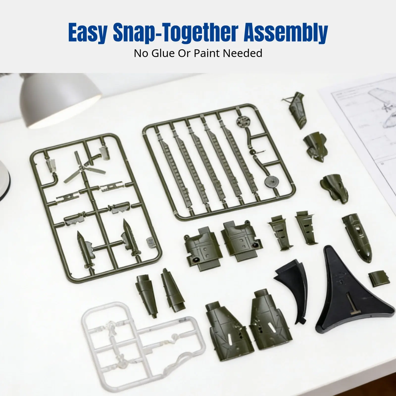 

Multi-Dimensional Chinese Fighter Jet Model, J-10, J-31, Midnight Wing Helicopter, Storm Fighter, DIY Assembly Display, Random