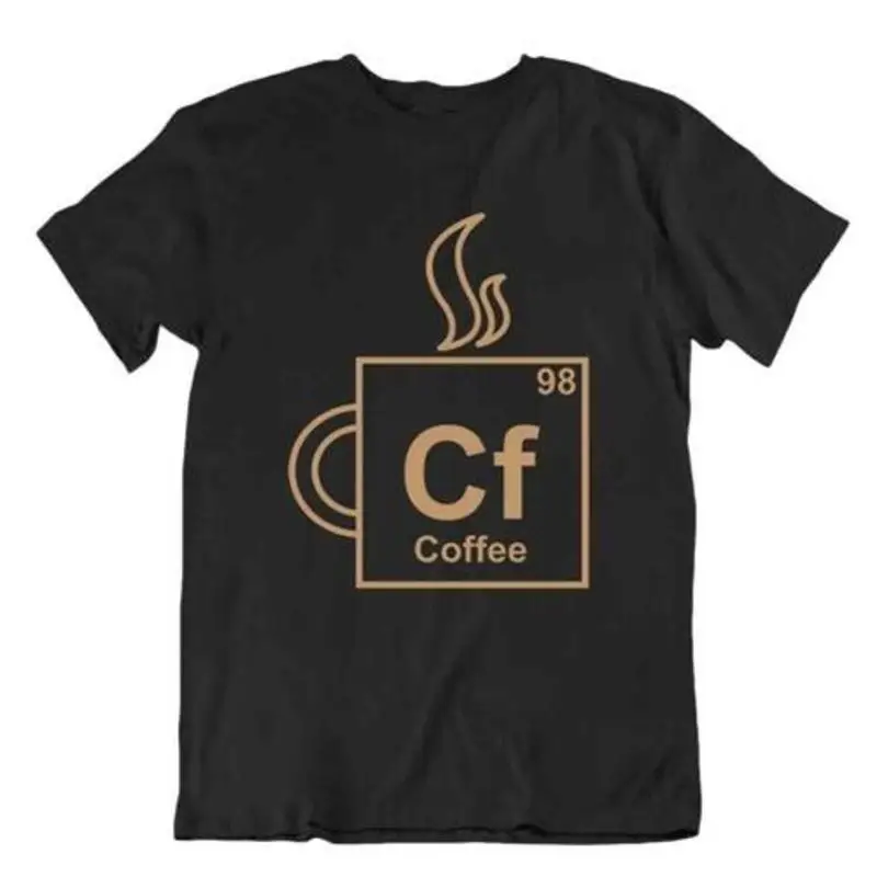 

Chemistry Coffee Periodic Table T Shirt Test Tube Tea Comic Retro Shirt