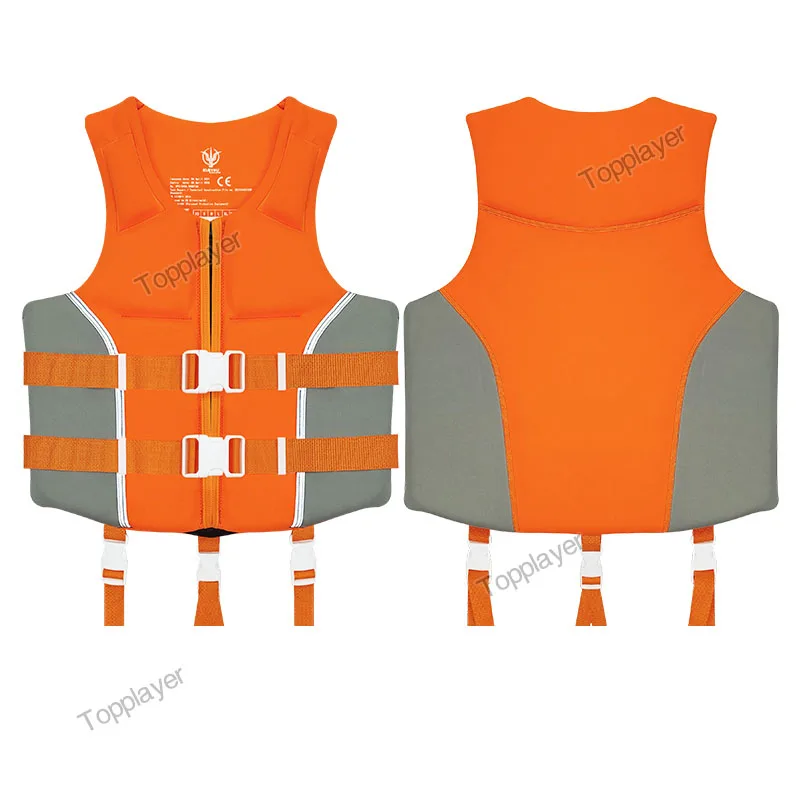 Life Jacket for Adult Super Buoyancy Neoprene Life Jacket Surf Raft Kayak Fishing Jet Ski Water Sport Swimming Rescue Life Vest