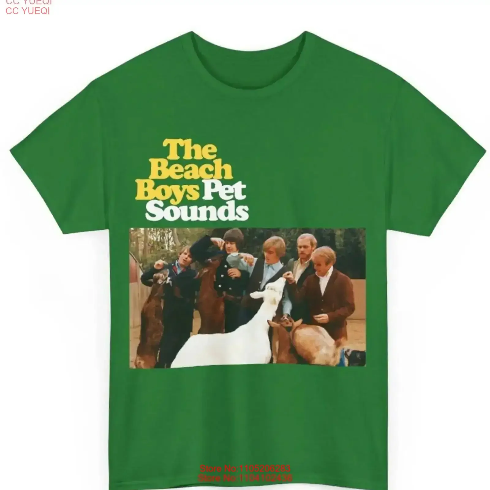 

The Beach Boys Pet Sounds T shirt green Cotton All Sizes S 5XL vintage Washed Stretched Stylish streetwear