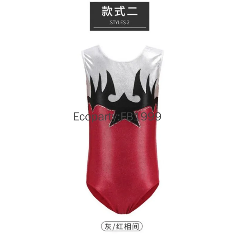 Mädchen Sommer Ärmelloses Tank Strass Latin Dance Kostüm Kinder Phantasie Bequeme Atmungsaktive Gymnastik Sportswear Overalls