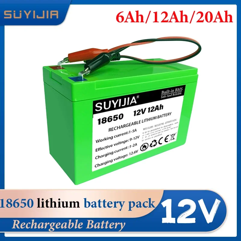 12v rechargeable lithium battery large capacity agricultural electric sprayer sprayer lithium battery 12v audio lighting battery