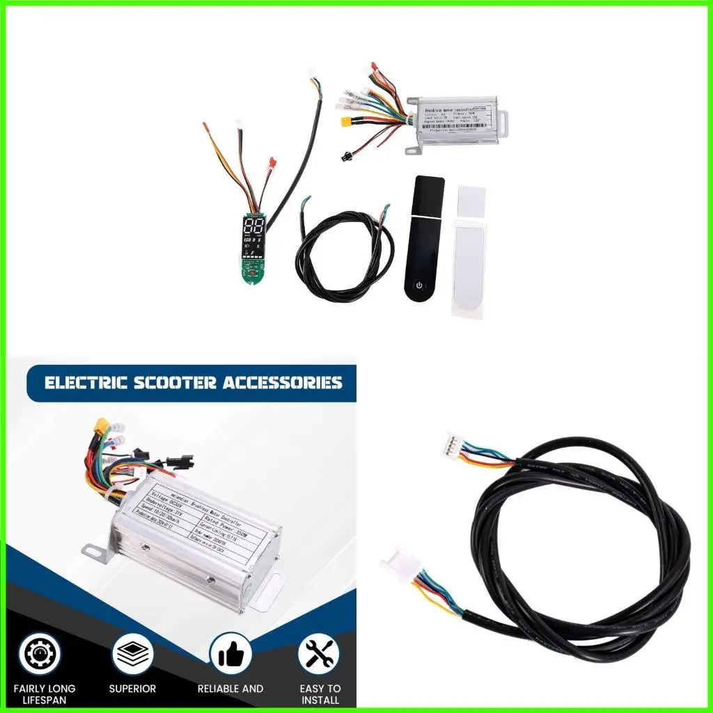 

High Performances Intelligent 36V 350W Scooter Brushless Controller Include Meter Extension Cord and Lighting System