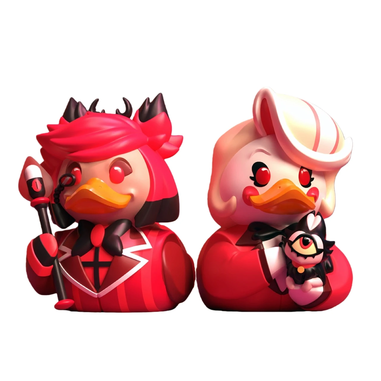 

Tubbz Hazbin Hotel Alastor Charlie Morningstar Small Yellow Duck Anime Action Figure Model Ornaments Garage Kit Toys Gift