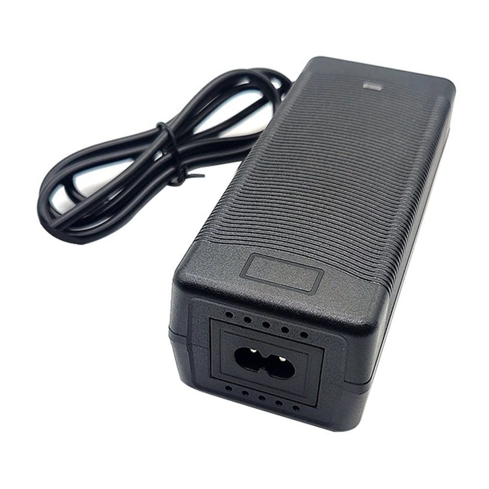 Cargador de batería de litio 54.6V2A, cargador de batería inteligente para bicicleta eléctrica, coche de equilibrio, enchufe de la UE-POS