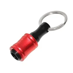 1Pc 1/4 Inch Hex Shank Screwdriver Bits Holder Extension Bar Keychain Drill Screw Adapter Drill Bit Holder