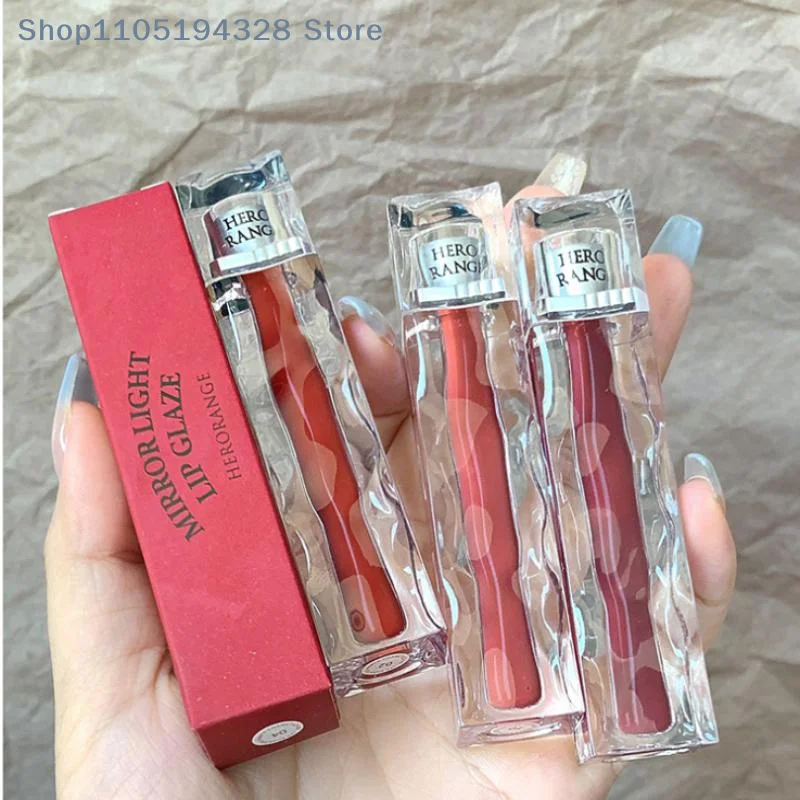 [HB]HERORANGE Waterproof Nonstick Cup Mirror Lip Glaze Long Lasting Lip Gloss Tint Dyeing Liquid Lipstick Beauty Makeup Cosmetic