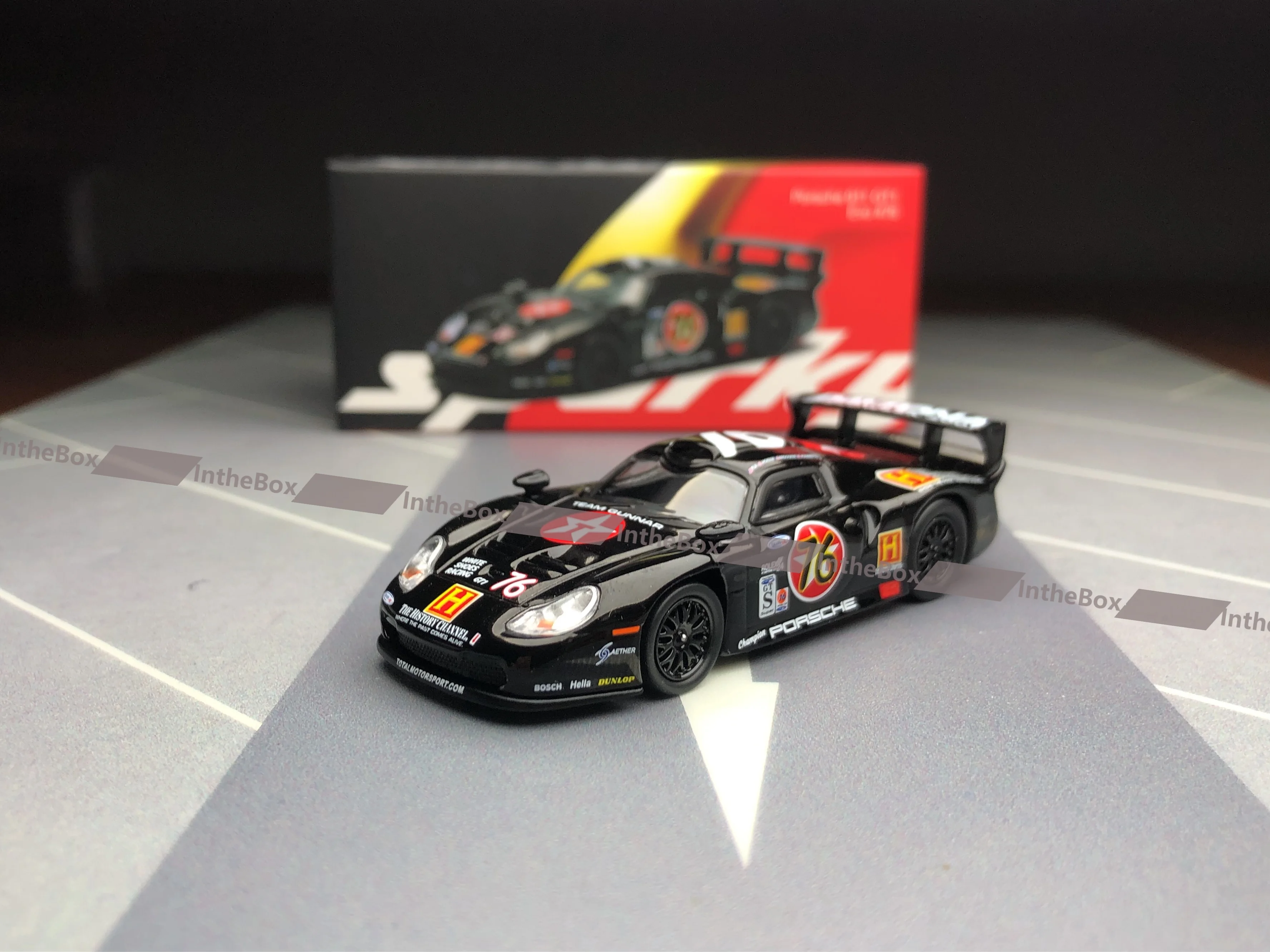 

Sparky 1:64 911 GT1 EVO # 76, литая под давлением металлическая коллекция автомобилей, ограниченная серия, игрушки для хобби