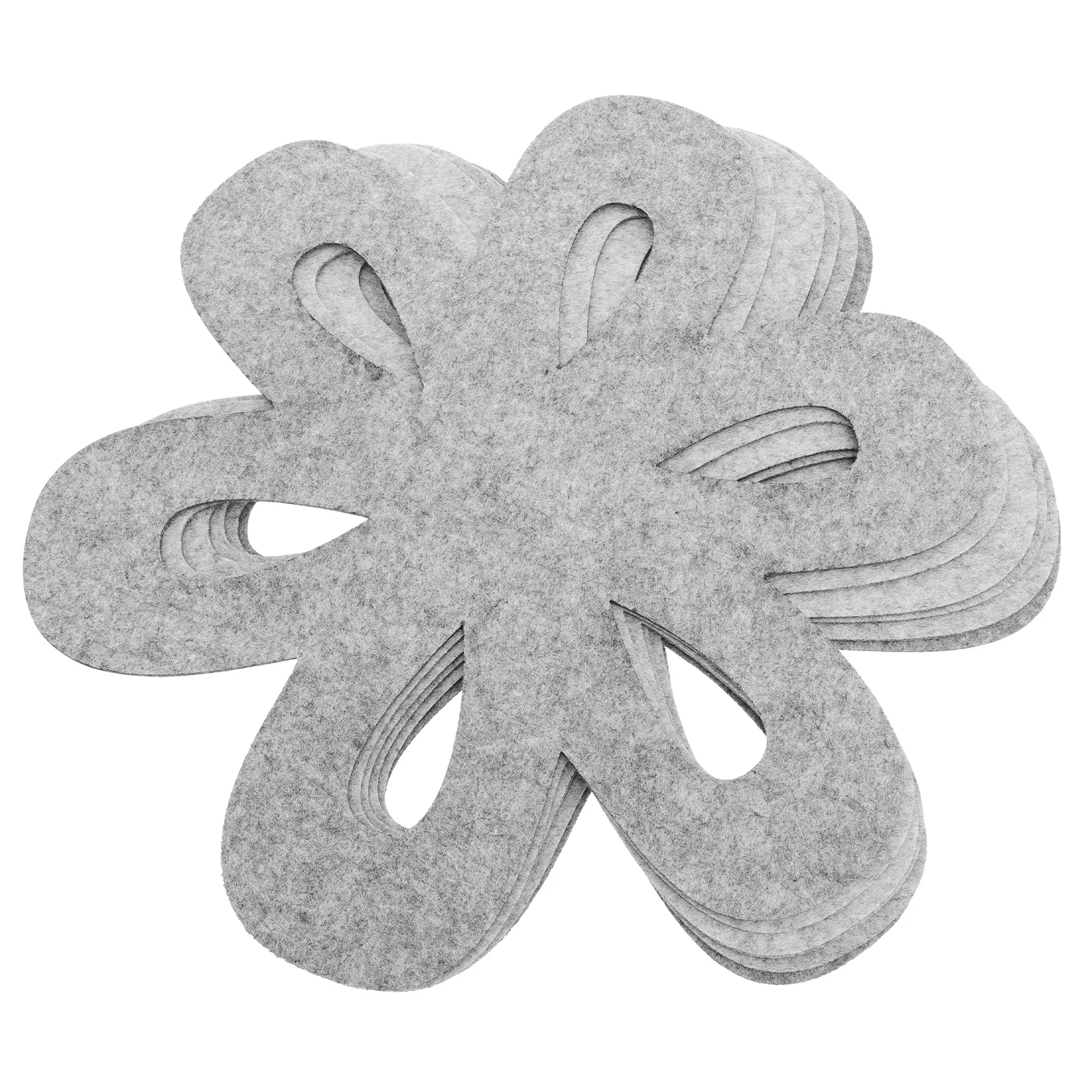 

6Pcs Sunflower Felt Coasters Heat Insulation Cup Mats Non-Slip Anti Scald Table Protectors for Home Decor Drinkware