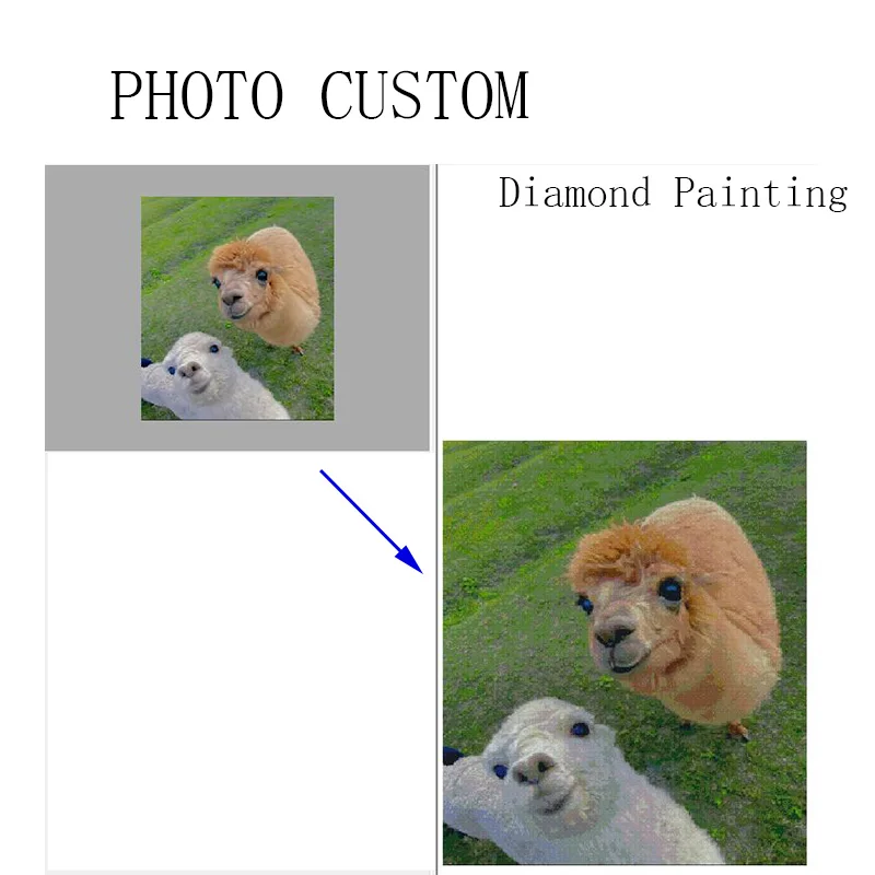 

DIY персонализированная алмазная живопись с милыми животными на заказ, 5D алмазная живопись для взрослых и начинающих, полная алмазная вышивка своими руками