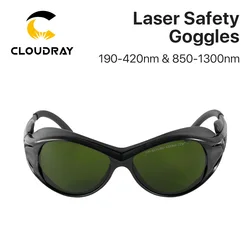 Cloudray 1064nm Laser Safety Goggles 850-1300nm OD6+ CE Protective Goggles For Fiber Laser Style A