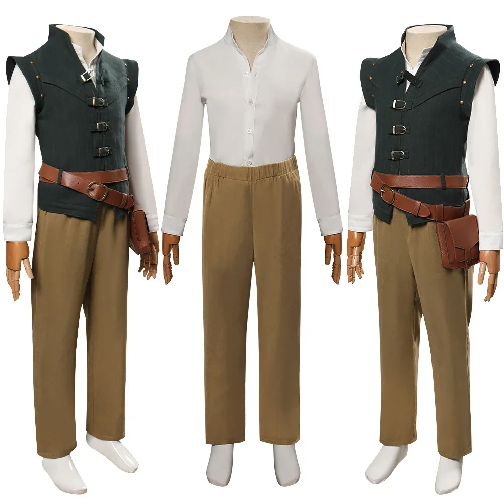 أزياء فلين رايدر التأثيرية للأطفال والأولاد، أزياء كرتونية لفيلم متشابكة، أزياء فانتازيا للأطفال، ملابس حفلات الهالوين