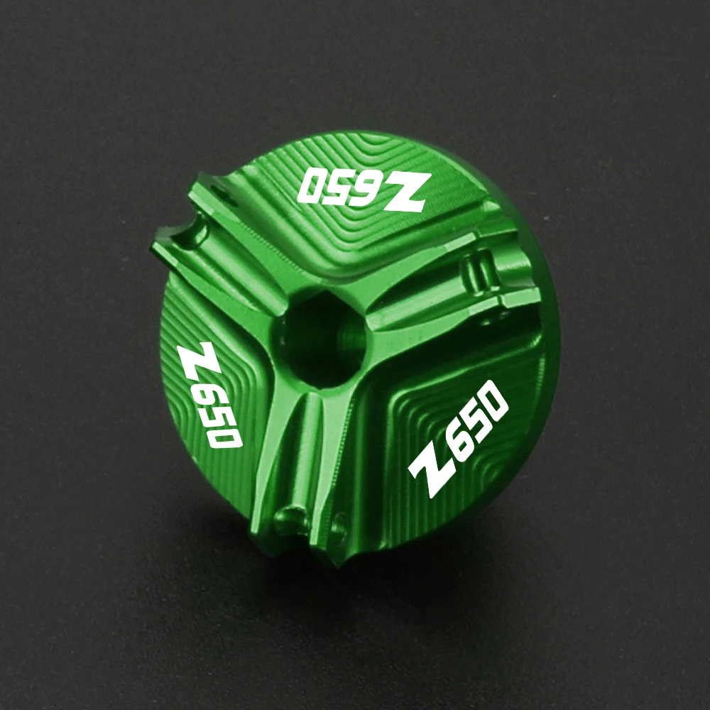 

M19*2.5 Motorcycle Engine Oil Cup Filter Fuel Filler Tank Cover Screw For KAWASAKI Ninja 650 Z650 Z 650 ABS 2017- 2022 2023 2024