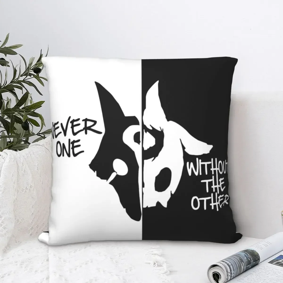 Kindred Throw Pillow Case League of Legends Backpack Coussin Covers DIY Printed Kawaii Chair Decor