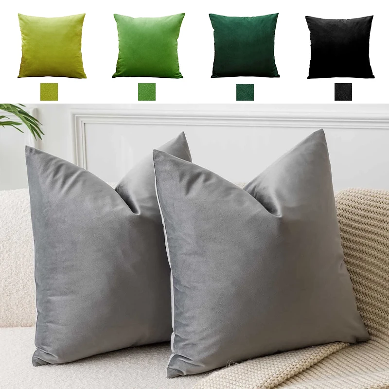 

Classic Cushion Cover 40x40cm High Quality Velvet Soft Warm Luxury Nordic Ins Home Decorative Pillowcase for Indoor Sofa Car