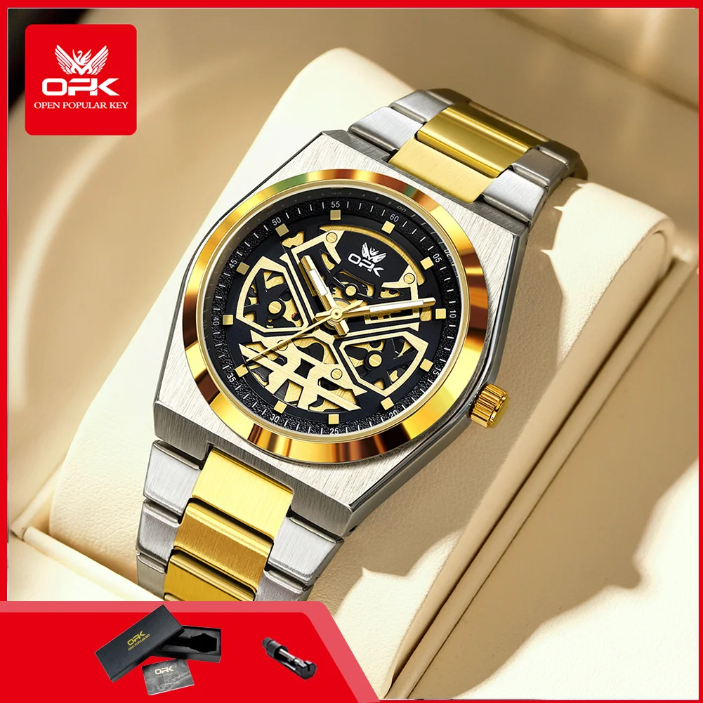 OPK 8188 Herrenuhren Bestseller Luxus Leuchtende 30m Wasserdichte Business-Herrenuhr Original Quarzuhr für Männer 2026