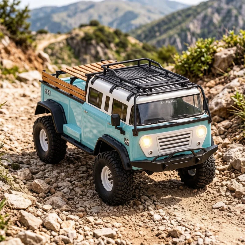 Hot 1/10 CROSSRC EMO JT4 RTR Remote Control Cute Simulation Climbing Off-Road Vehicle With Differential Lock RC Electric Model