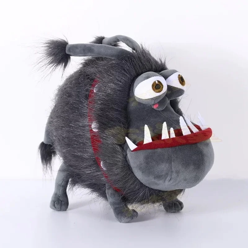 

Милая плюшевая игрушка-собака Кайл от Gru'S, 25 см, розовая, пушистая, с длинной шерстью, мягкая мультяшная кукла, подарок для детей на день рождения или праздник