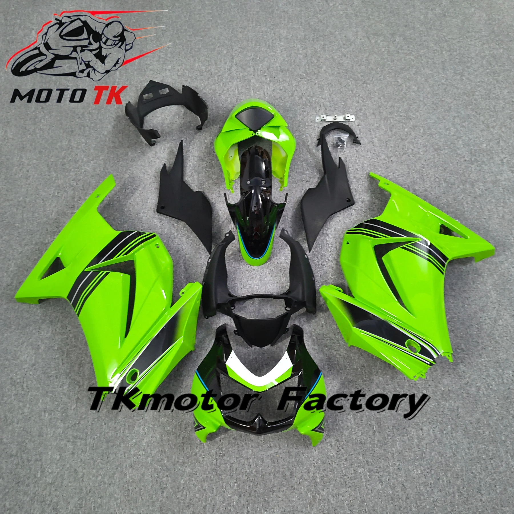 Motorcycle Fairing kit Fit For Kawasaki Ninja 250R ZX250R EX250 EX 250 2008 2009 2010 2011 2012 Bodywork ABS Injection Molding
