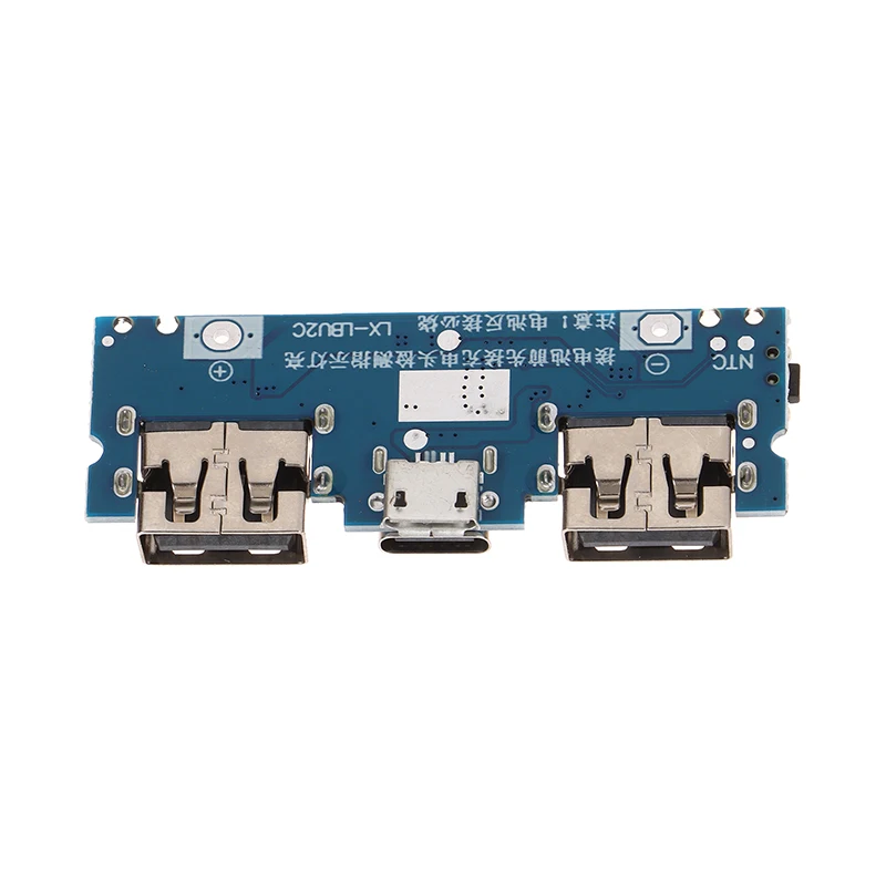 1PC Dual USB 5V scheda madre di alimentazione Mobile EDP2339 circuito di controllo principale della banca di alimentazione del telefono con luce a LED accessori fai da te