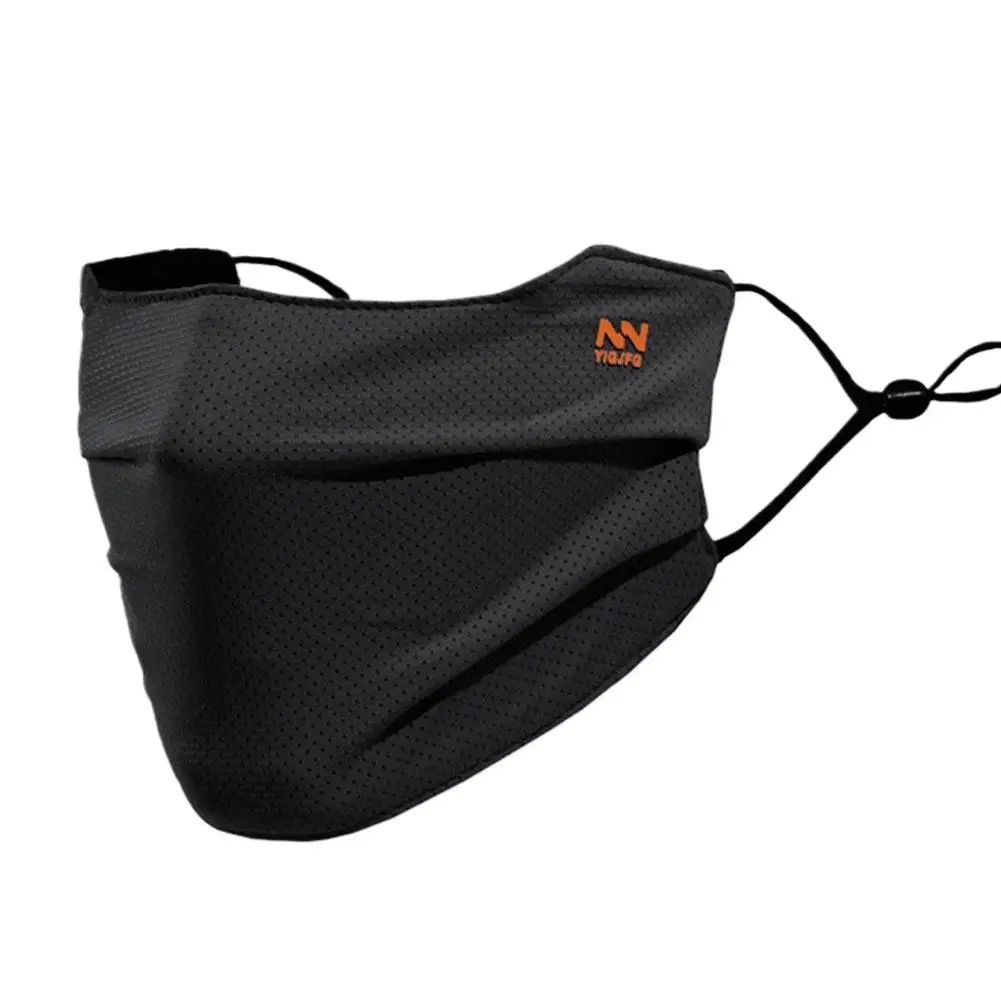 AliExpress eelhoe Summer Sun Protection Face Mask For Men Solid Color Reusable Breathable UV Face Shield Washable Cycling Face Mask Outdoor Acce