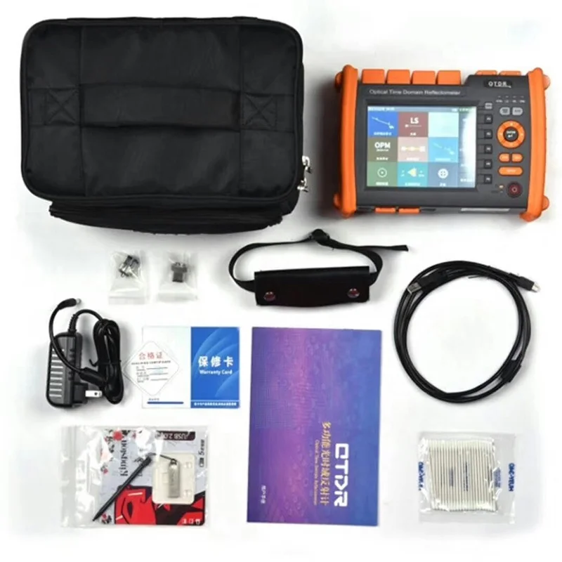 NK5600 Fiber Optic Single-Mode Mini Optical Time Domain Reflectometer (OTDR) Tester, FC/PC Connector, Dynamic Range 30-32dB