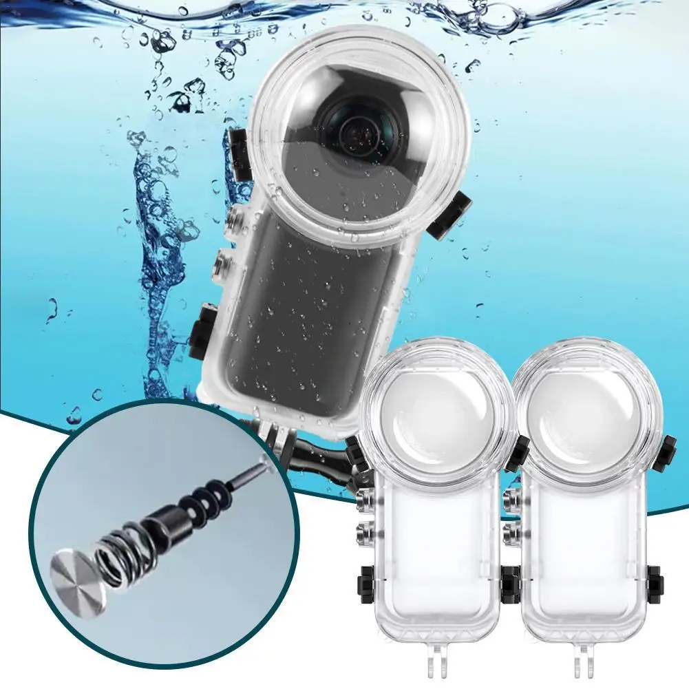 

Dive Shell For Insta360 X3 Underwater Waterproof 50 Meters Diving Depth Fully Invisibility Shell Action Camera Accessories