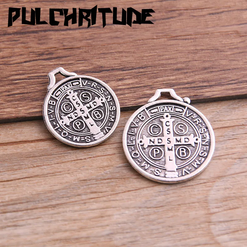 10PCS 2 Size Metal Alloy Two Color Religion Jesus Christ Charms Pendants for Jewelry Making DIY Handmade Craft