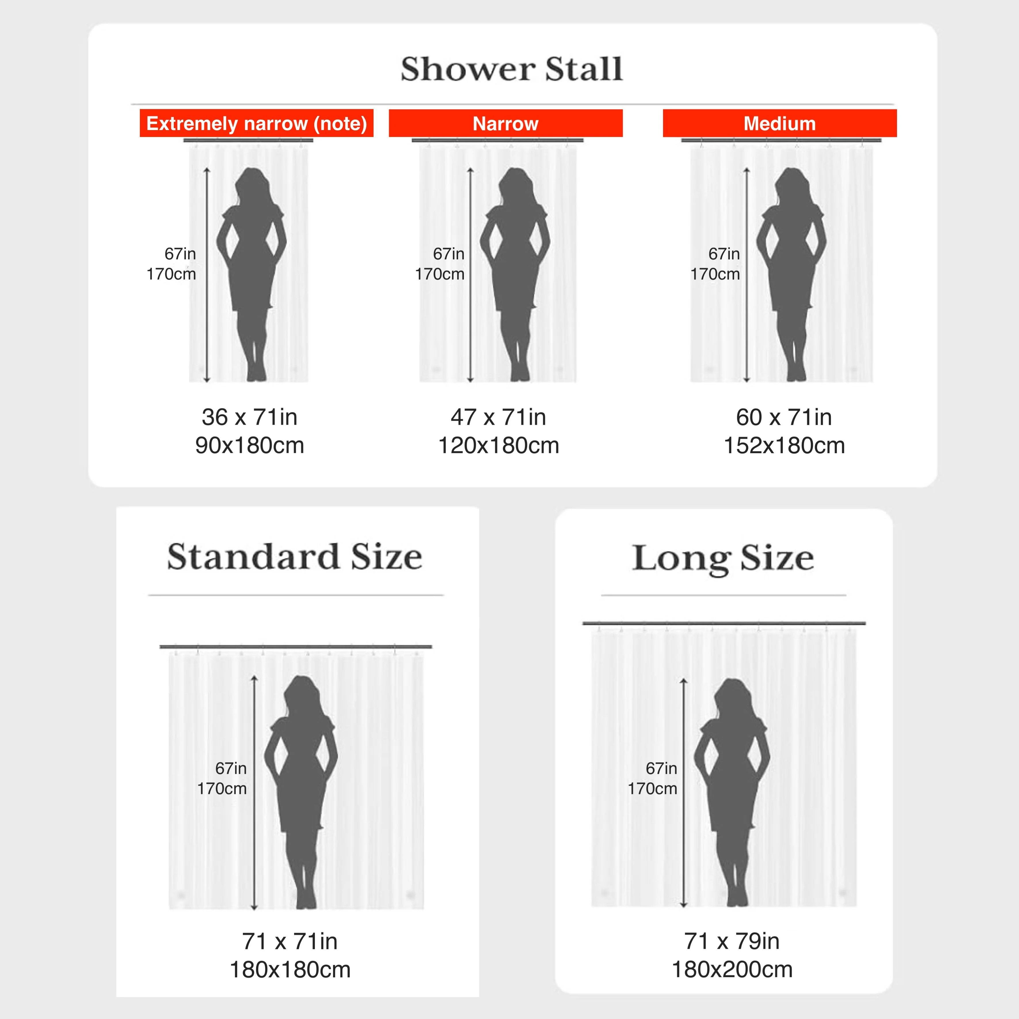 1pc Lightweight Clear Shower Curtain Liner with Magnets, Plastic Waterproof Bathroom Curtain Bath Curtain for Bathtubs Partition