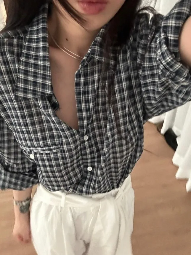 Fre Stripe femmes irt Chic été ample longue Sve Protection solaire boutonné âge défense haut trajet Sle bulle Sve