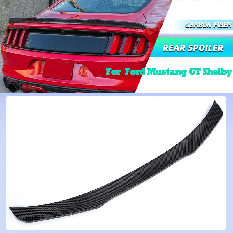 

Полностью карбоновый задний спойлер (антикрыло) для Ford Mustang GT Shelby GT350 Coupe 2015-2017