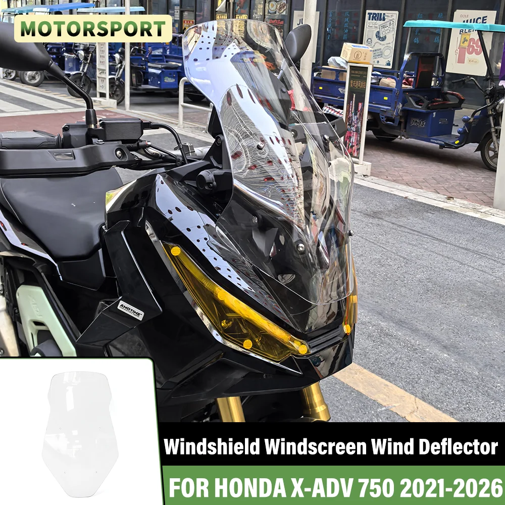 

For HONDA X-ADV 750 XADV 750 2021 2022 2023 2024 2025 Motorcycle Sport Touring Accessories Visor Windshield Windscreen Fairing