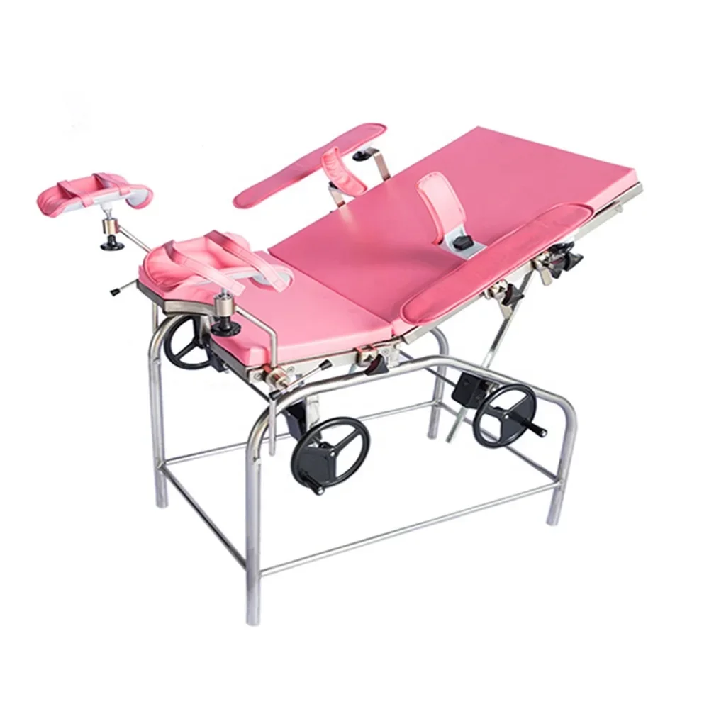 

High quality hospital bed inspection delivery bed portable gynecological examination chair