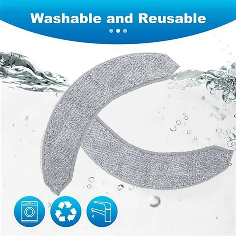 【Berserk】Скань для швабры для Irobot Roomba Combo 10 Max, запасные части, эффективные аксессуары для бытовой чистки, 6 шт.