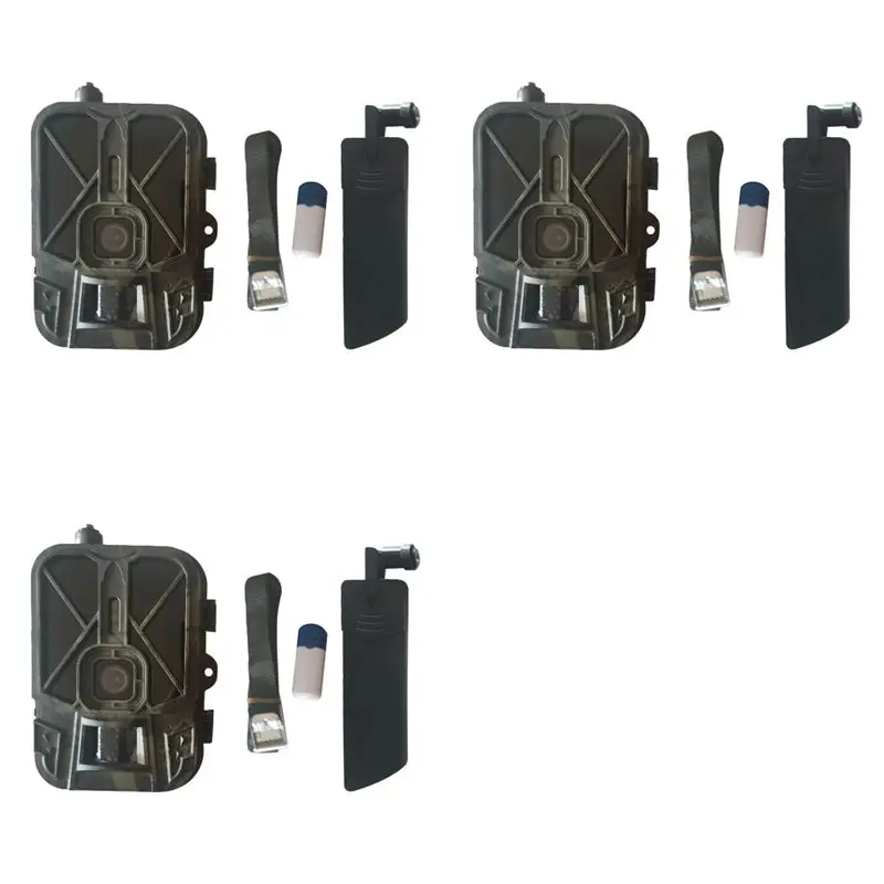 

3X 4G 4K 36MP Wildlife Camera With APP Control And Night Visionin IR LED Night Vision 120 Detection IP65 Waterproof Cam