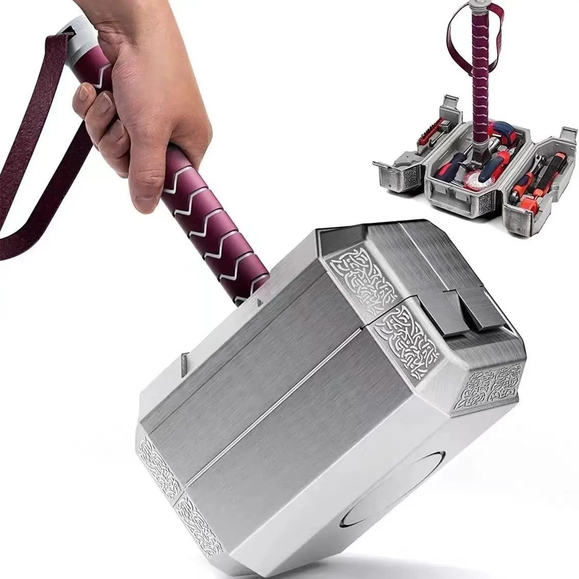 Thor Hammer Toolbox for Birthday Gifts for Boys and Brothers