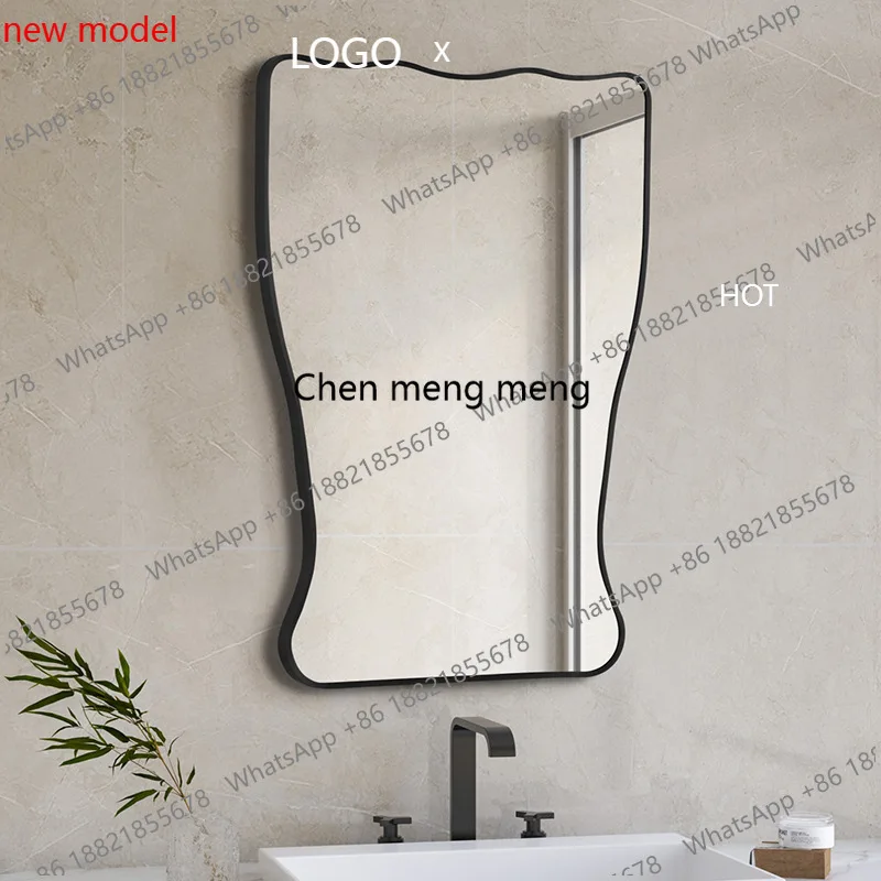 Home, household sink, washing, dressing, bedroom wall-mounted makeup mirror