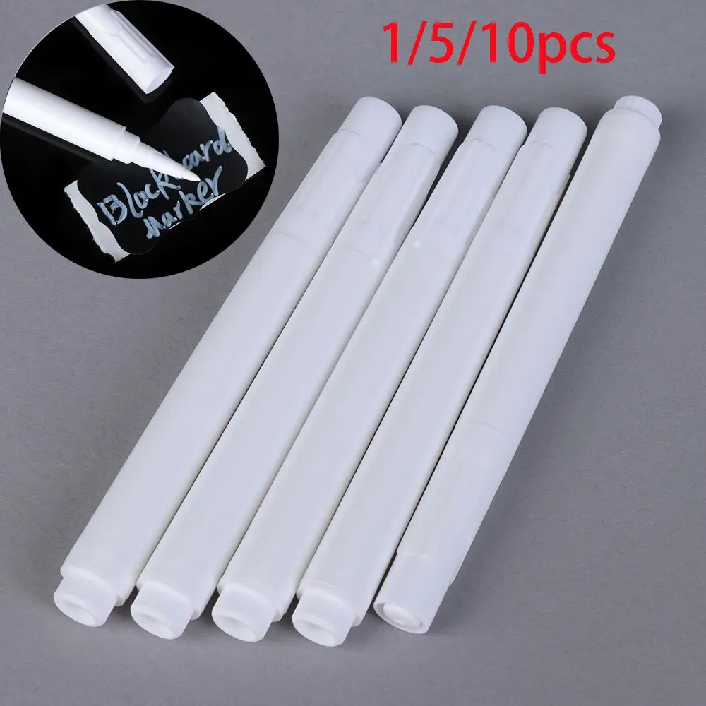 1/5/10pcs Environmental Glass Blackboard Windows White Liquid Chalk Marker Pen Chalkboard