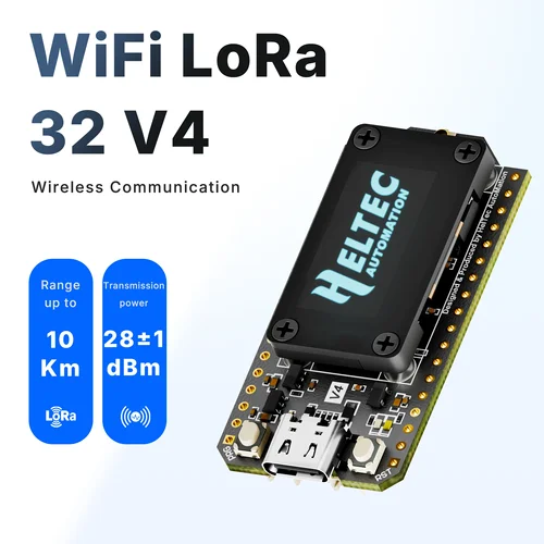LORA 32 Heltec WiFi LoRa32 V4 y V3 Nodo Arduino Placa LoRa 32 SX1262 ESP32-S3 Wifi BLE Antena SMA para Rastreador IoT Meshtastic