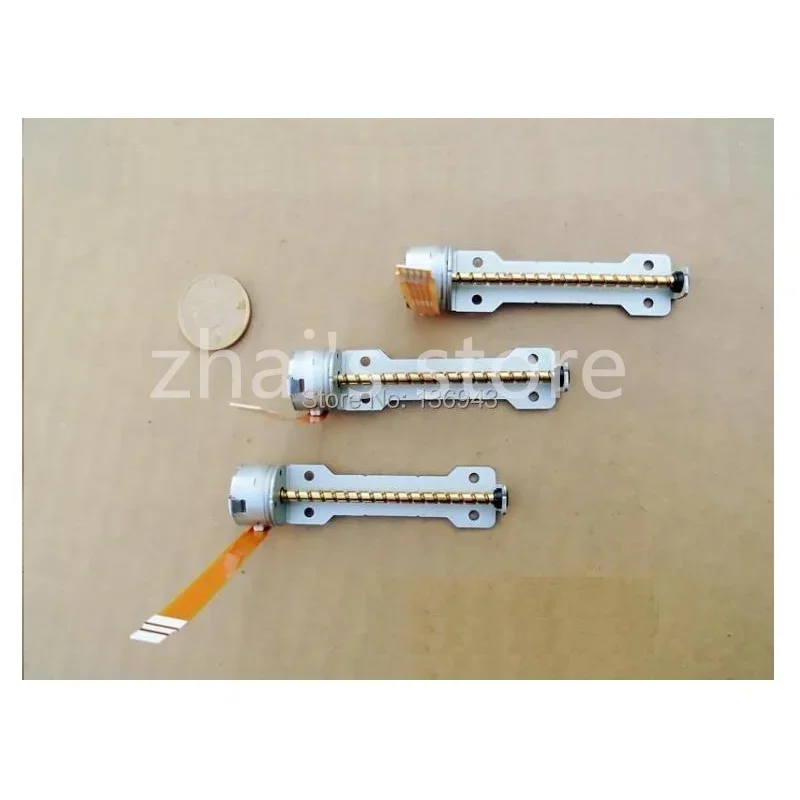 Nuevo 2 uds Japón Nidec Original 15MM 2 fases Motor paso a paso de 4 cables con varilla de tornillo de 50,5mm