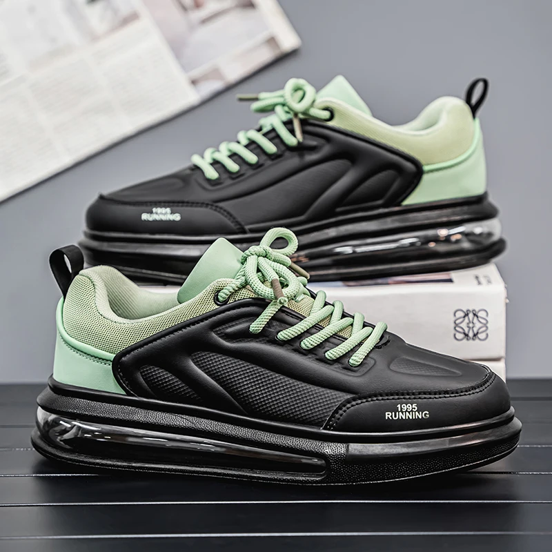 

Мужские кроссовки, модная обувь для скейтборда для мужчин, нескользящая спортивная мужская осенняя удобная обувь для бега на открытом воздухе, дешевая кожаная обувь