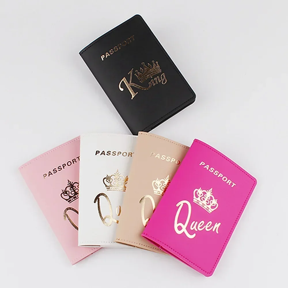 Women Travel Passport Protective Cover Multi-functional Pu Leather Air Ticket Passport Holder Clip Pass Convenient Storage Bags