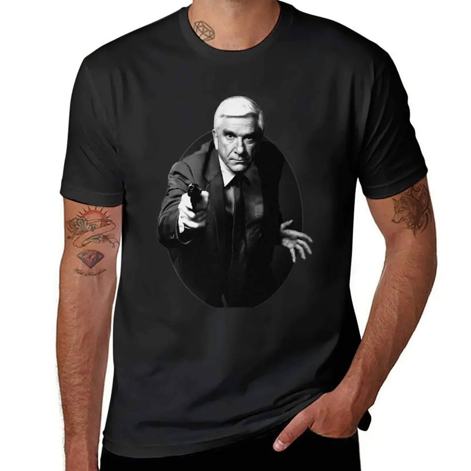 animal prinfor boys mens t shirt Nice Keepsake Leslie Nielsen Awesome For Music Fan T-Shirt new in tops& tees shirt homme 2024